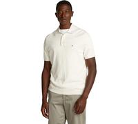 Tommy Hilfiger Polo de manga corta Hombre Essential Cotton Knitted Dick, Marfil (Ivory Petal), XL