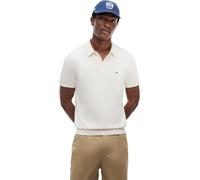 Tommy Hilfiger Polo de manga corta Hombre Essential Cotton Knitted Dick, Marfil (Ivory Petal), XS