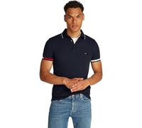 Tommy Hilfiger Flag Cuff Slim Fit Polo Mw0Mw38458 S/S, Blue (Desert Sky), S para Hombre