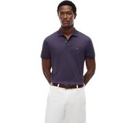 Tommy Hilfiger Polo de Manga Corta Hombre Liquid Cotton con Tapeta de Botones, Beige (Mulberry Haze Heather), S