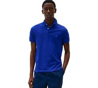 Tommy Hilfiger Polo de Manga Corta Hombre Regular Fit con Botones, Azul (Wedge Blue), S
