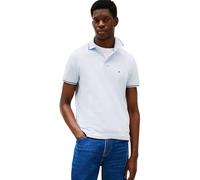 Tommy Hilfiger Polo de Manga Corta Hombre Tipped Seasonal Slim Fit, Azul (Breezy Blue), L