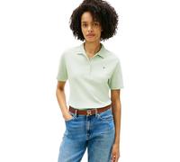 Tommy Hilfiger Polo de Manga Corta Mujer 1985 Pique Regular Fit, Verde (Gentle Jade), S