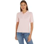 Tommy Hilfiger Polo de Manga Corta Mujer Regular Fit, Rosa (Delicate Pink), S