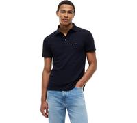 Tommy Hilfiger Polo de Manga Corta para Hombre 1985 Slim Fit, Azul (Desert Sky), S