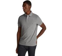 Tommy Hilfiger Polo de Manga Corta para Hombre 1985 Slim Fit, Gris (Medium Grey Heather), L