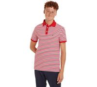 Tommy Hilfiger Polo de Manga Corta para Hombre 1985 Slim Fit, Multicolor (Primary Red / White), L