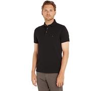 Tommy Hilfiger Polo de Manga Corta para Hombre 1985 Slim Fit, Negro (Black), L