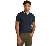 Tommy Hilfiger Polo de Manga Corta para Hombre Regular Fit, Azul (Desert Sky), L