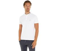 Tommy Hilfiger Polo de Manga Corta para Hombre Regular Fit, Blanco (White), XXL
