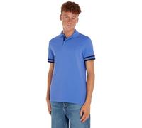 Tommy Hilfiger Polo de Manga Corta para Hombre Slim Fit, Azul (Blue Spell), L