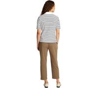 Tommy Hilfiger Polo de Manga Corta para Mujer Regular Fit, Multicolor (Breton Ecru/Dark Night Navy STP), M