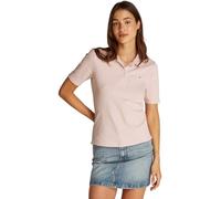 Tommy Hilfiger Polo de Manga Corta para Mujer Regular Fit, Rosa (Foggy Pink), XXL