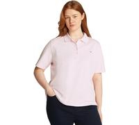 Tommy Hilfiger Polo de Manga Corta para Mujer Regular Fit, Rosa (Light Pink), 54
