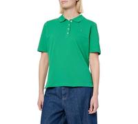 Tommy Hilfiger Polo de Manga Corta para Mujer Regular Fit, Verde (Radiant Green), S