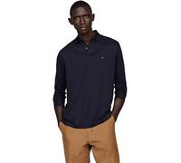 Tommy Hilfiger Polo de Manga Larga Hombre Liquid Cotton Regular Fit, Azul (Desert Sky), L