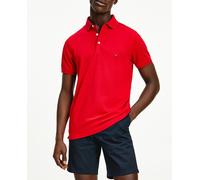 Tommy Hilfiger Polo liso de manga corta con fit slim. Rojo 2/S