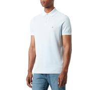 Tommy Hilfiger Polo para Hombre Dye REG, Azul (Azul briso), M
