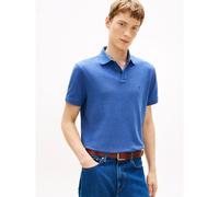 TOMMY HILFIGER Polo recto stretch, cuello con 2 botones. Color azul índigo