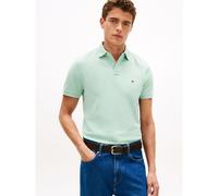 TOMMY HILFIGER Polo recto stretch, cuello con 2 botones. Color verde mentol
