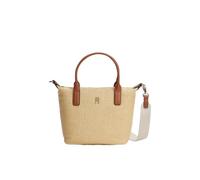 Tommy Hilfiger POPETTE MINI TOTE RA - Bolso para mujer, rafia natural, OS