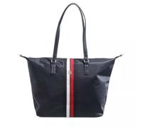 Tommy Hilfiger Poppy Tote Corp, Bolsa de mano Mujer, Azul Espacial, Talla única