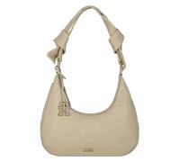 Tommy Hilfiger Pushlock Bolsa de hombro Piel natural 28 cm blanco