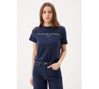 Tommy Hilfiger Camiseta Reg Corp Logo C-Nk S WW0WW40276 Azul XS