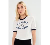 Tommy Hilfiger Reg Varsity Ringer C WW0WW42585 XS Blanco