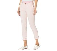 Tommy Hilfiger Relaxed Fit Hampton Chino Pants (Regular and Plus) Pantalones, Rosa Bailarina, 46 Grande para Mujer