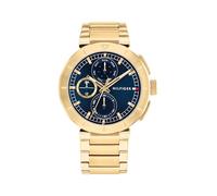 Tommy Hilfiger Reloj Analógico de Cuarzo Multifunción para Hombre con Correa de Acero Inoxidable de Color Dorado - 1792118