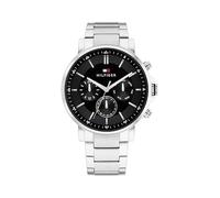 Tommy Hilfiger Reloj Analógico de Cuarzo Multifunción para Hombre con Correa de Acero Inoxidable o de Cuero