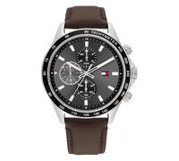 Tommy Hilfiger Reloj Analógico de Cuarzo Multifunción para Hombre con Correa de Cuero Marrón Claro - 1792015