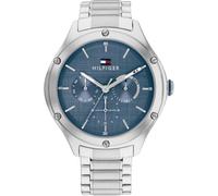 Tommy Hilfiger Reloj Analógico de Cuarzo Multifunción para Mujer con Correa de Acero Inoxidable Plateada - 1782657