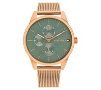 Tommy hilfiger reloj analógico de cuarzo multifunción para mujer con