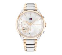 Tommy Hilfiger Reloj Analógico de Cuarzo Multifunción para Mujer con Correa de Acero Inoxidable Bicolor - 1782415