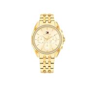 Tommy Hilfiger Reloj Analógico de Cuarzo Multifunción para Mujer con Correa de Acero Inoxidable de Color Dorado - 1782803