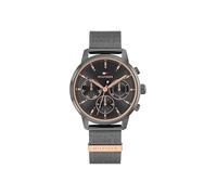 Tommy Hilfiger Reloj Analógico de Cuarzo Multifunción para Mujer con Correa de Acero Inoxidable Gris - 1782810