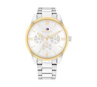 Tommy Hilfiger Reloj Analógico de Cuarzo Multifunción para Mujer con Correa de Acero Inoxidable Plateada - 1782744