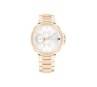 Tommy Hilfiger Reloj Analógico de Cuarzo Multifunción para Mujer con Correa de Acero Inoxidable de Oro Rosa - 1782756