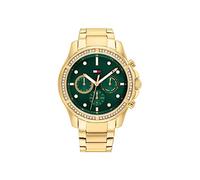 Reloj Mujer - Tommy Hilfiger - Brooklyn - Acero Dorado - Esfera Verde - Multifunción