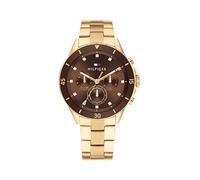 Tommy Hilfiger Reloj Analógico de Cuarzo multifunción para Mujer con Correas en Acero Inoxidable