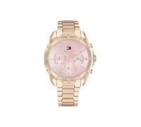 Tommy Hilfiger Reloj Analógico de Cuarzo multifunción para Mujer con Correas en Acero Inoxidable