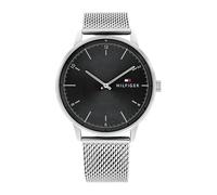 Tommy Hilfiger Reloj Analógico de Cuarzo para Hombre con Correa de Malla de Acero Inoxidable Plateada - 1791842