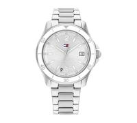 Tommy Hilfiger Reloj Analógico de Cuarzo para Mujer con Correa en Acero Inoxidable Plateada - 1782512
