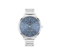 Tommy Hilfiger Reloj Analógico de Cuarzo para Mujer con Correa en Acero Inoxidable Plateada - 1782496