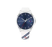 Tommy Hilfiger Reloj Analógico de Cuarzo para Mujer con Correa en Piel Blanco - 1782089