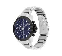 TOMMY HILFIGER Reloj analógico 'JAMESON' navy / negro / plata / blanco, Talla One Size