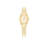 Tommy Hilfiger Reloj analógico Mujer con Brazalete Tono Oro Amarillo