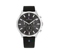 Tommy Hilfiger Reloj Analógico para Hombres de Cuarzo con Correa en Cuero 1710495